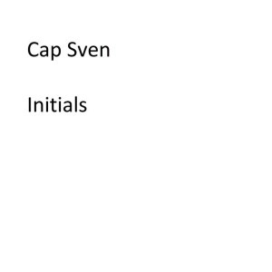 Cap Sven