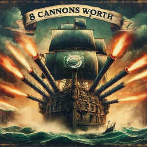 8 CANNONS WORTH