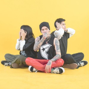 Happy Three Friends