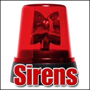 Alarm, Burglar - Horn Siren Alarms, Sirens, Blockbuster Sound Effects