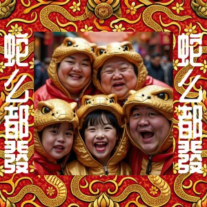 新春来临蛇舞开