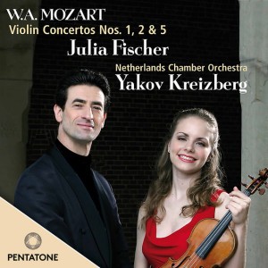 Violin Concerto No. 1 in B-Flat Major, K. 207: II. Adagio by Wolfgang Amadeus Mozart & Julia Fischer & Netherlands Chamber Orchestra & Yakov Kreizberg