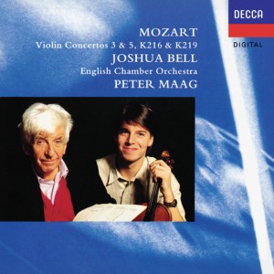 Violin Concerto No.5 in A, K.219 : 2. Adagio by Wolfgang Amadeus Mozart & Joshua Bell & English Chamber Orchestra & Peter Maag