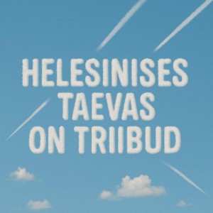 Helesinises taevas on triibud