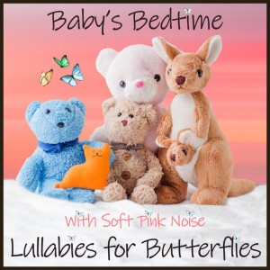 Brahms' Lullaby - Lullaby Version with Soft Pink Noise for Baby Sleep