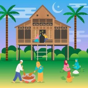 suasana hari raya by Ellina