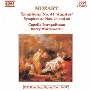 Symphony no. 41 in C major, K. 551 "Jupiter": I. Allegro vivace