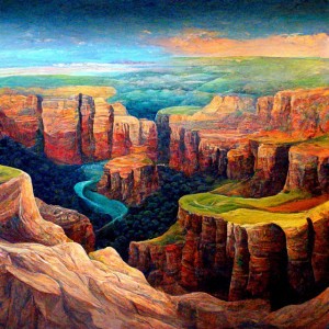 Flying in The Grand Canyon