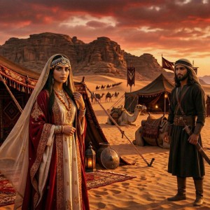 تعلق قلبي طفلة عربية